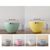 Hanging 9 (9 Inches, pack of 6), 6 Color Pots